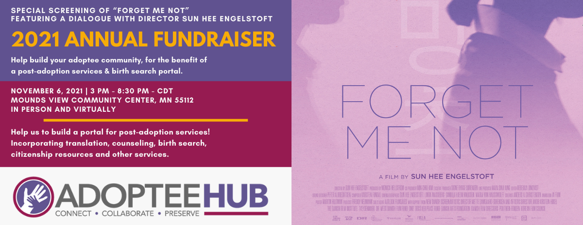 Adoptee Hub Fundraiser 2021